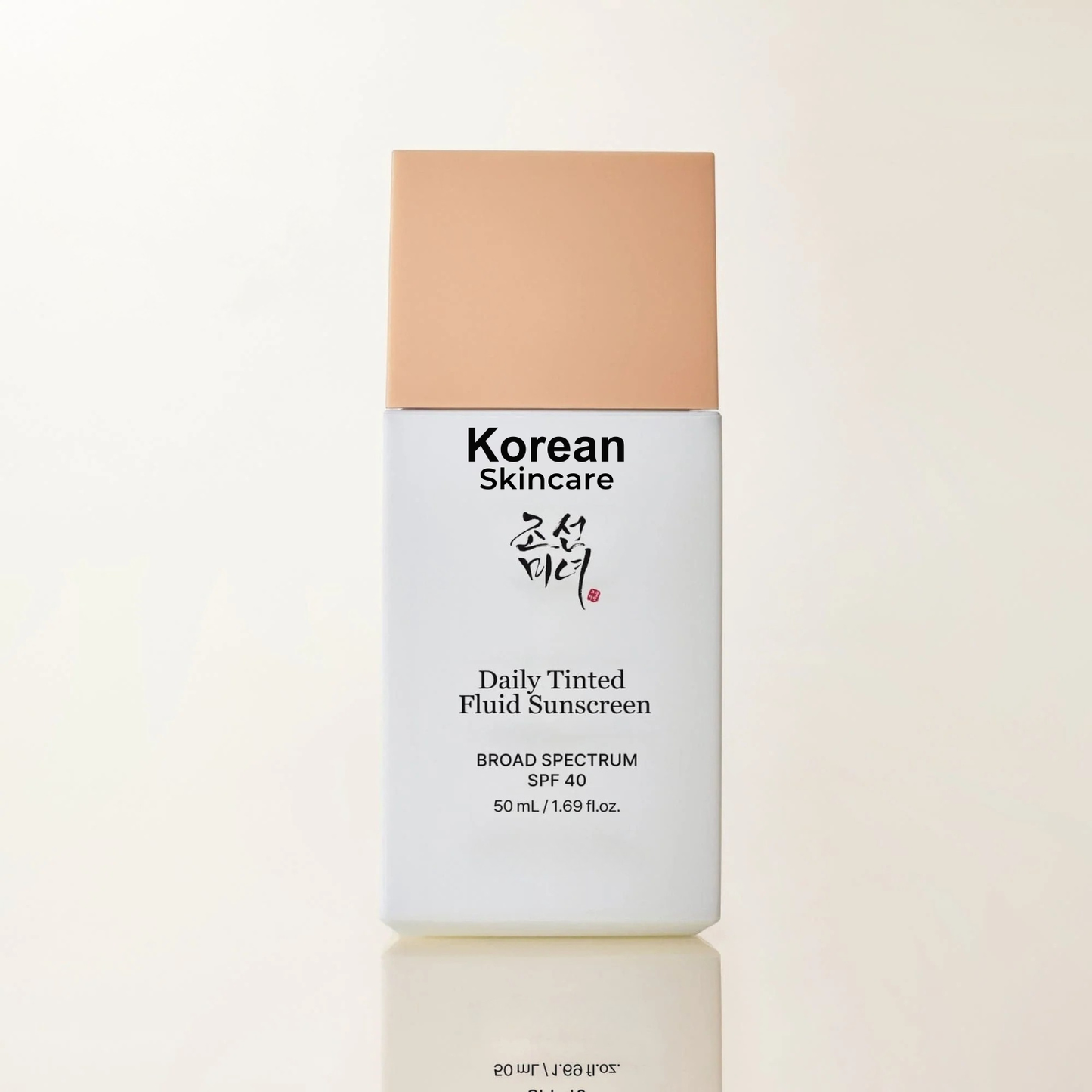 Korean Skincare Tinted Fluid Sunscreen